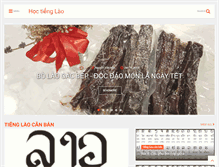 Tablet Screenshot of hoctienglao.com